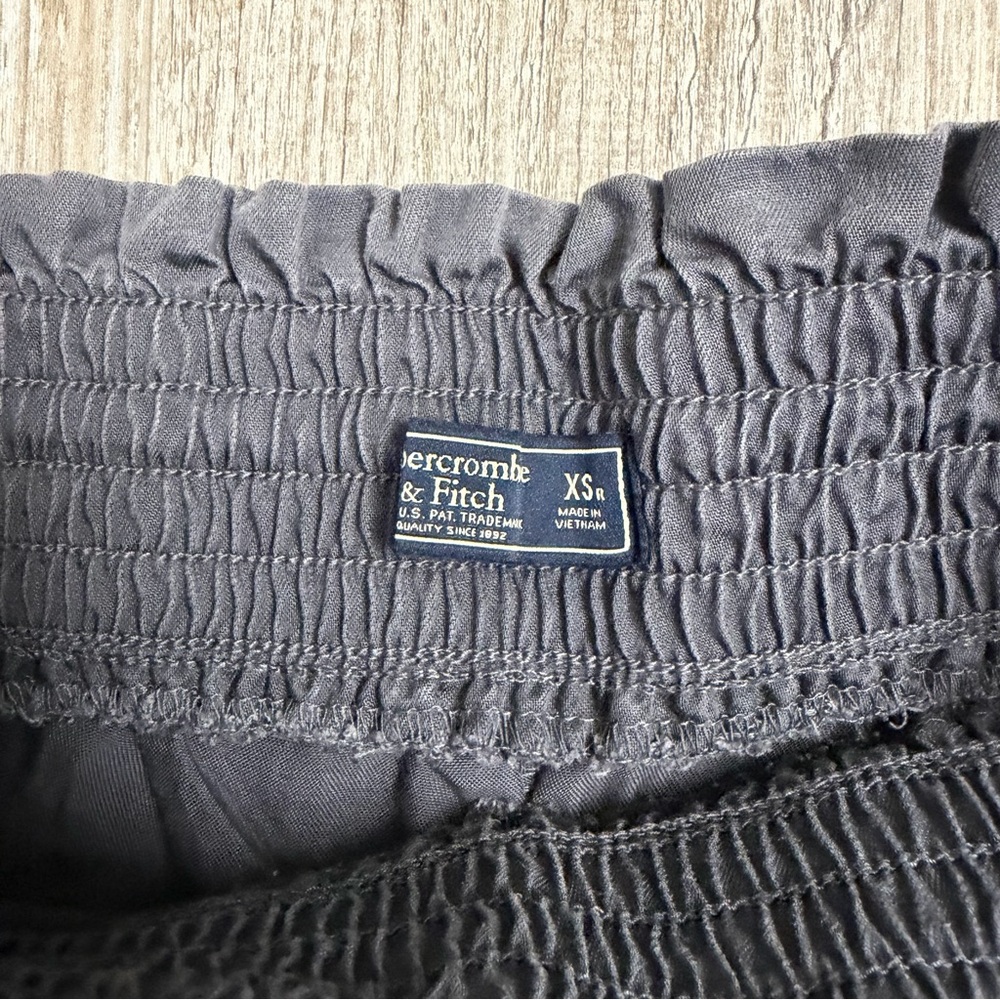 Abercrombie & Fitch Linen W’s Pull on High Waisted Cargo Jogger Pants-size XS R - Picture 4 of 7